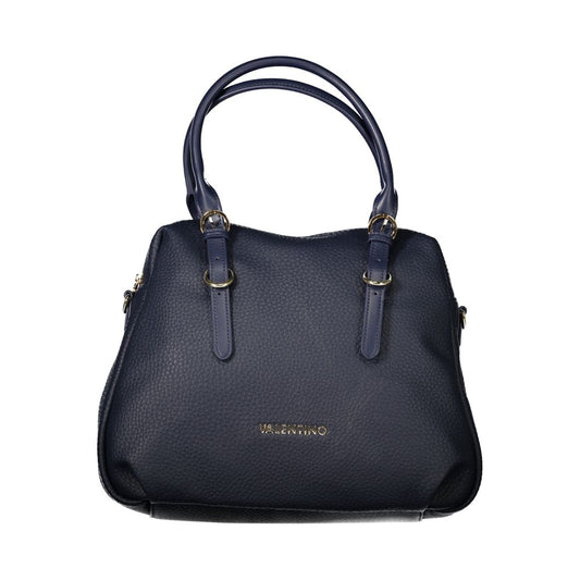 Mario Valentino Blaue Polyethylen-Handtasche