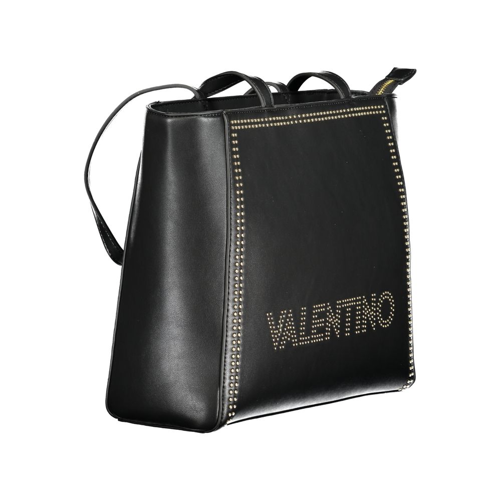 Mario Valentino Schwarze Polyethylen-Handtasche
