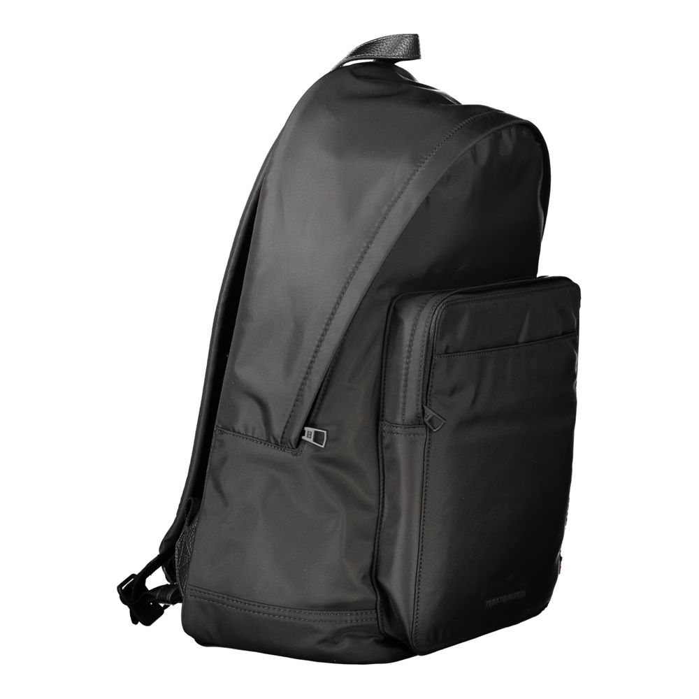 Tommy Hilfiger – Schwarzer Polyester-Rucksack