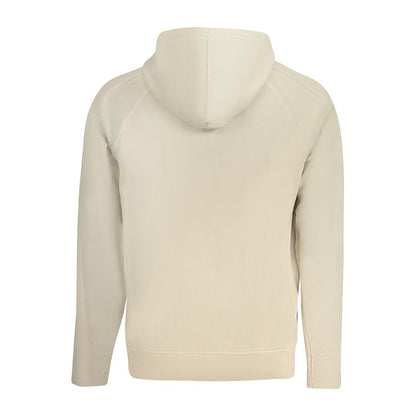 Hugo Boss Beige Cotton Men Hoodie