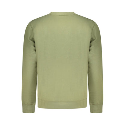 Hugo Boss Green Cotton Men Sweater