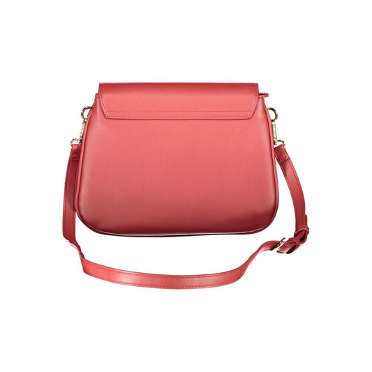 Mario Valentino Rote Polyethylen-Handtasche