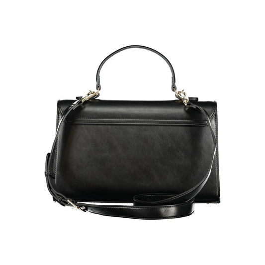 Mario Valentino Schwarze Polyethylen-Handtasche