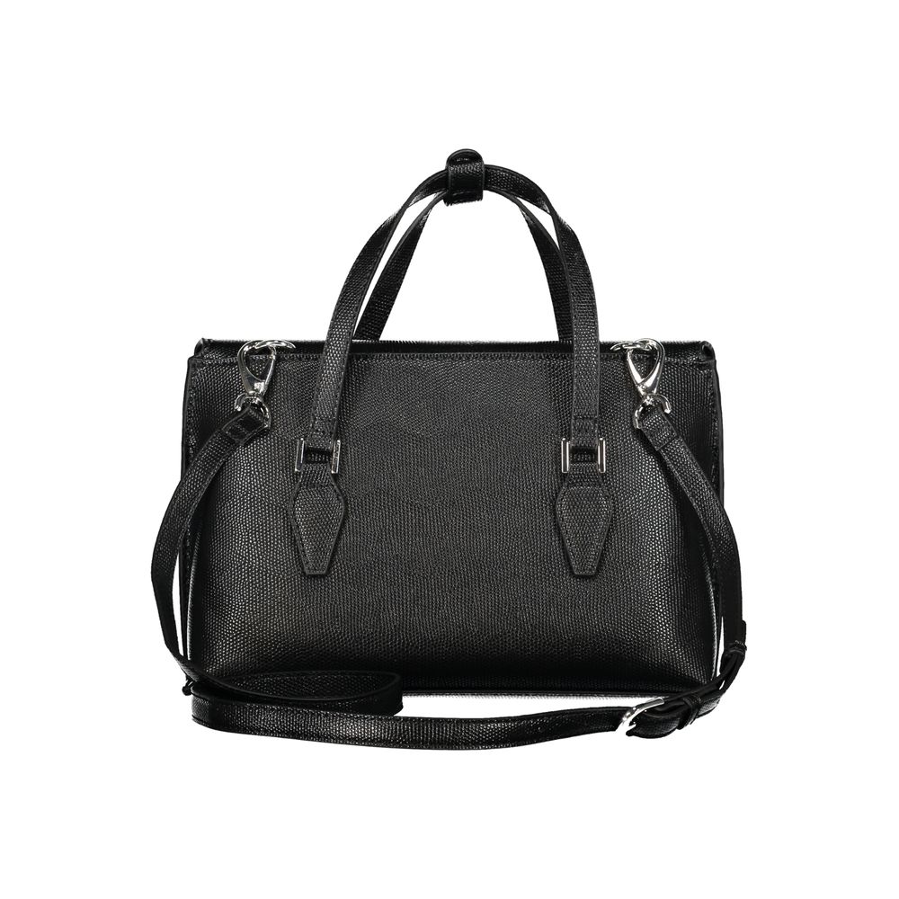 Mario Valentino Schwarze Polyethylen-Handtasche