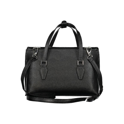 Mario Valentino Schwarze Polyethylen-Handtasche