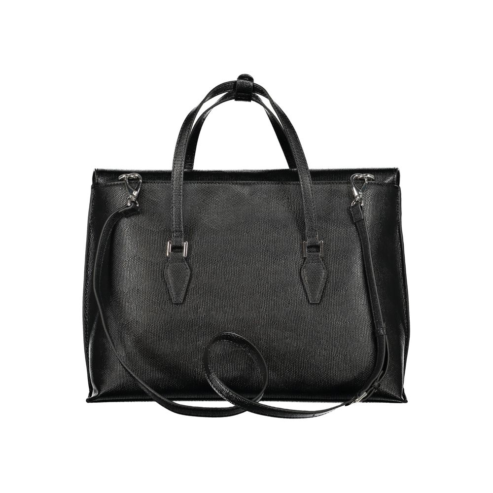 Mario Valentino Schwarze Polyethylen-Handtasche