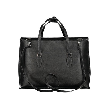 Mario Valentino Schwarze Polyethylen-Handtasche