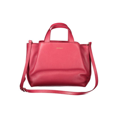 Coccinelle Rote Lederhandtasche