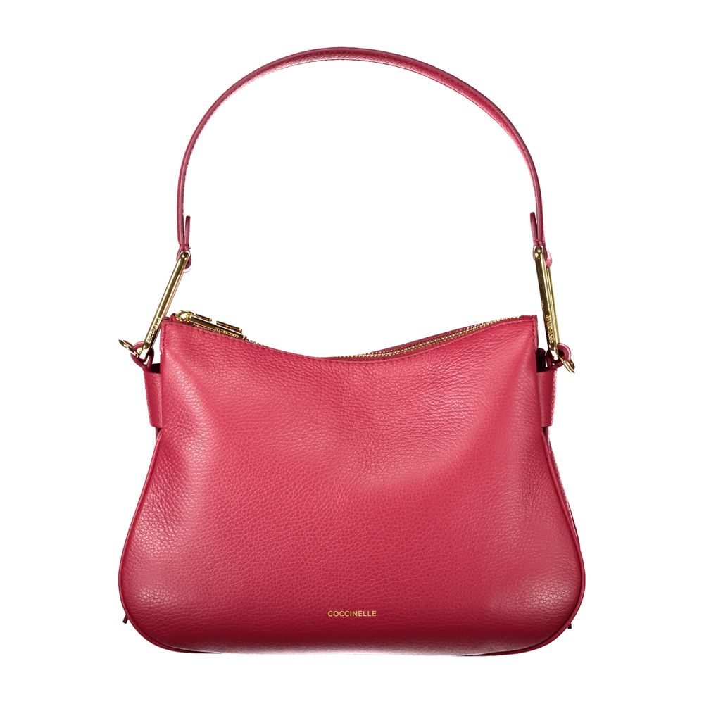 Coccinelle Rote Lederhandtasche