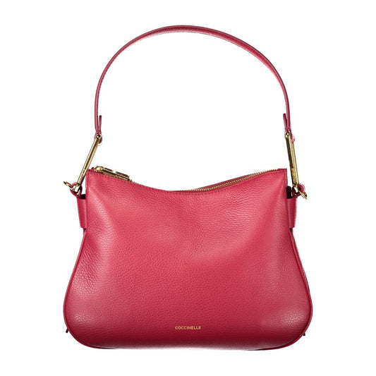 Coccinelle Rote Lederhandtasche