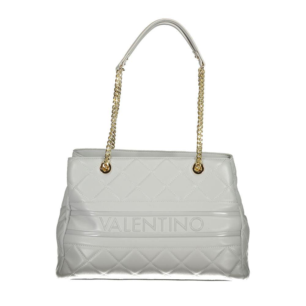 Mario Valentino Graue Polyethylen-Handtasche