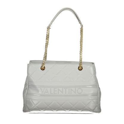 Mario Valentino Graue Polyethylen-Handtasche