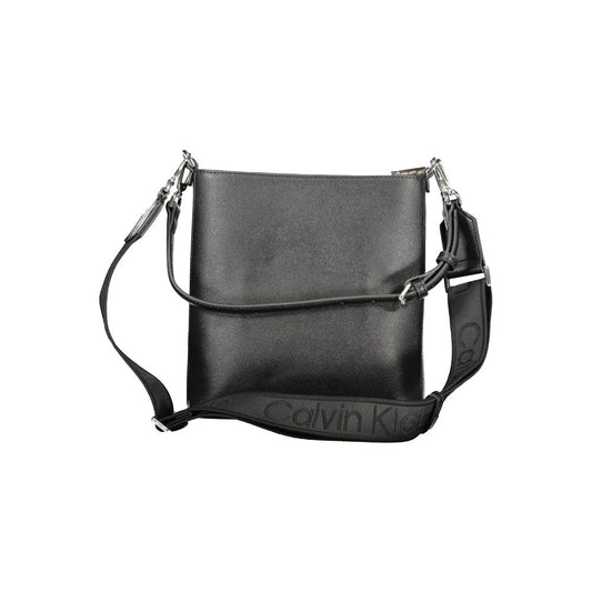 Calvin Klein Schwarze Polyester-Handtasche