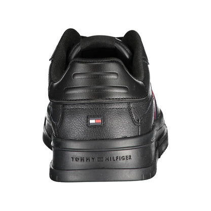 Tommy Hilfiger – Schwarze Polyester-Sneaker