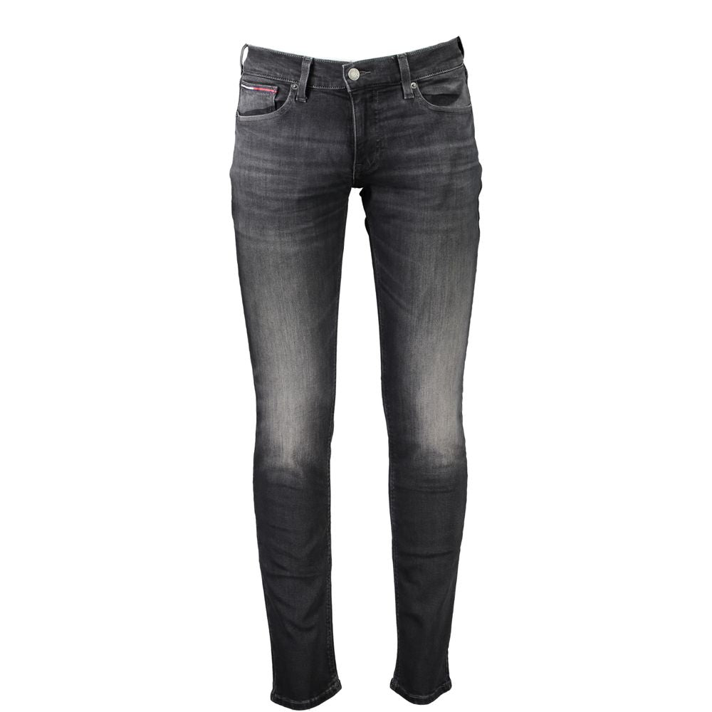 Tommy Hilfiger Schwarze Baumwolljeans für Herren