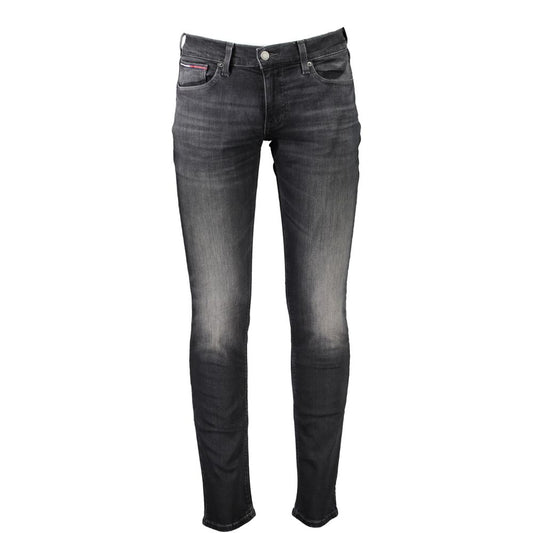 Tommy Hilfiger Schwarze Baumwolljeans für Herren