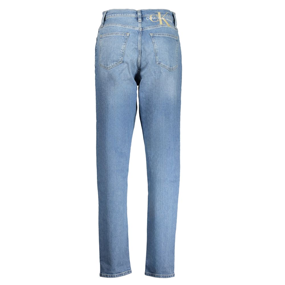 Calvin Klein Blaue Baumwolljeans für Damen