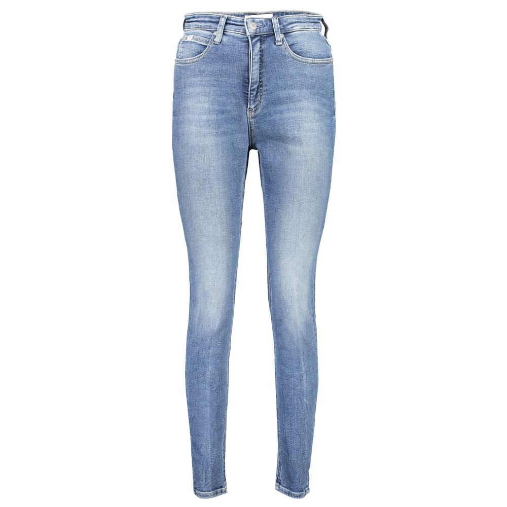 Calvin Klein Blaue Baumwolljeans für Damen