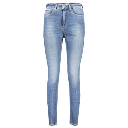 Calvin Klein Blaue Baumwolljeans für Damen