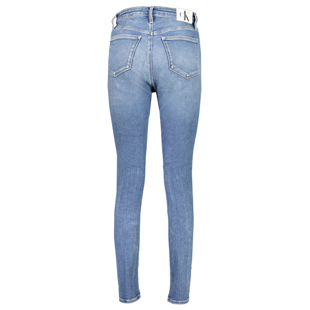 Calvin Klein Blaue Baumwolljeans für Damen