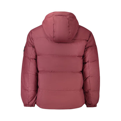 Tommy Hilfiger – Rote Herrenjacke aus recyceltem Polyester