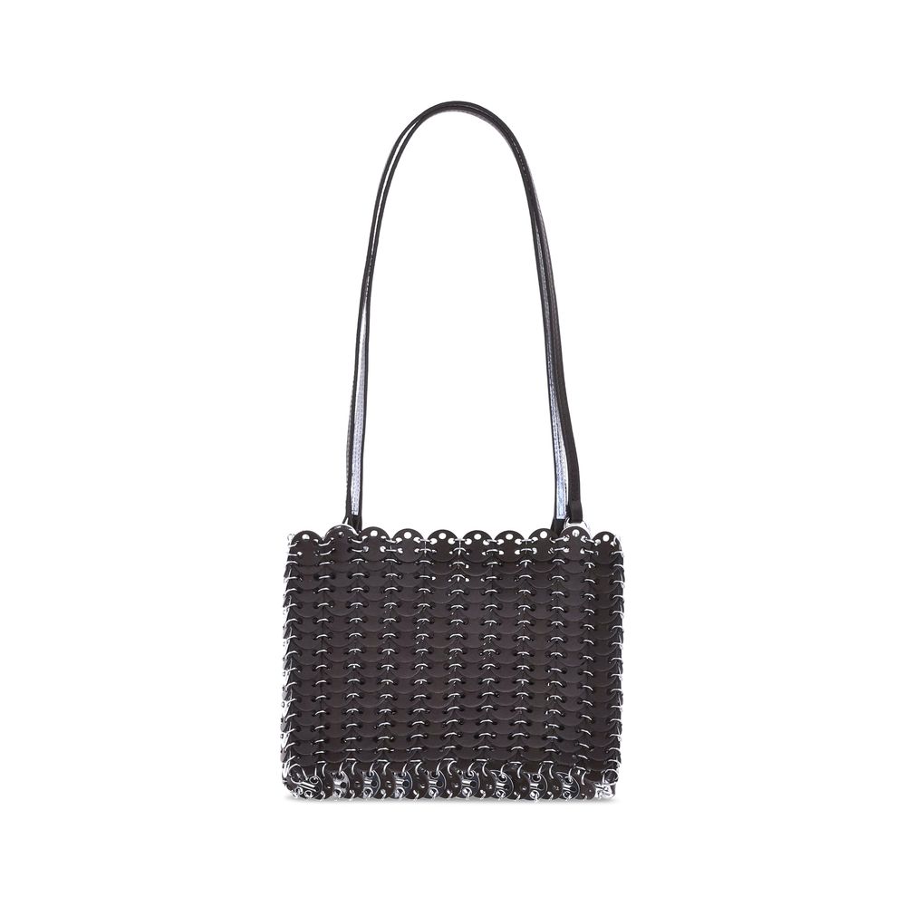 Rabanne Schwarze Lammschultertasche Ovis Aries Aries