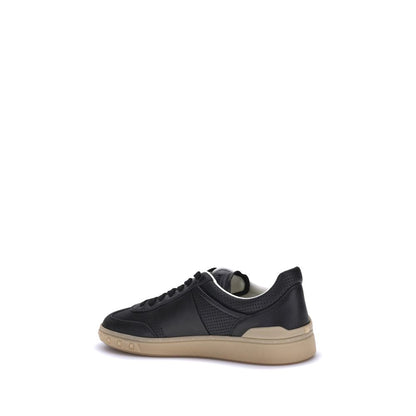Valentino Garavani Schwarze Gummi-Sneaker mit niedrigem Schaft