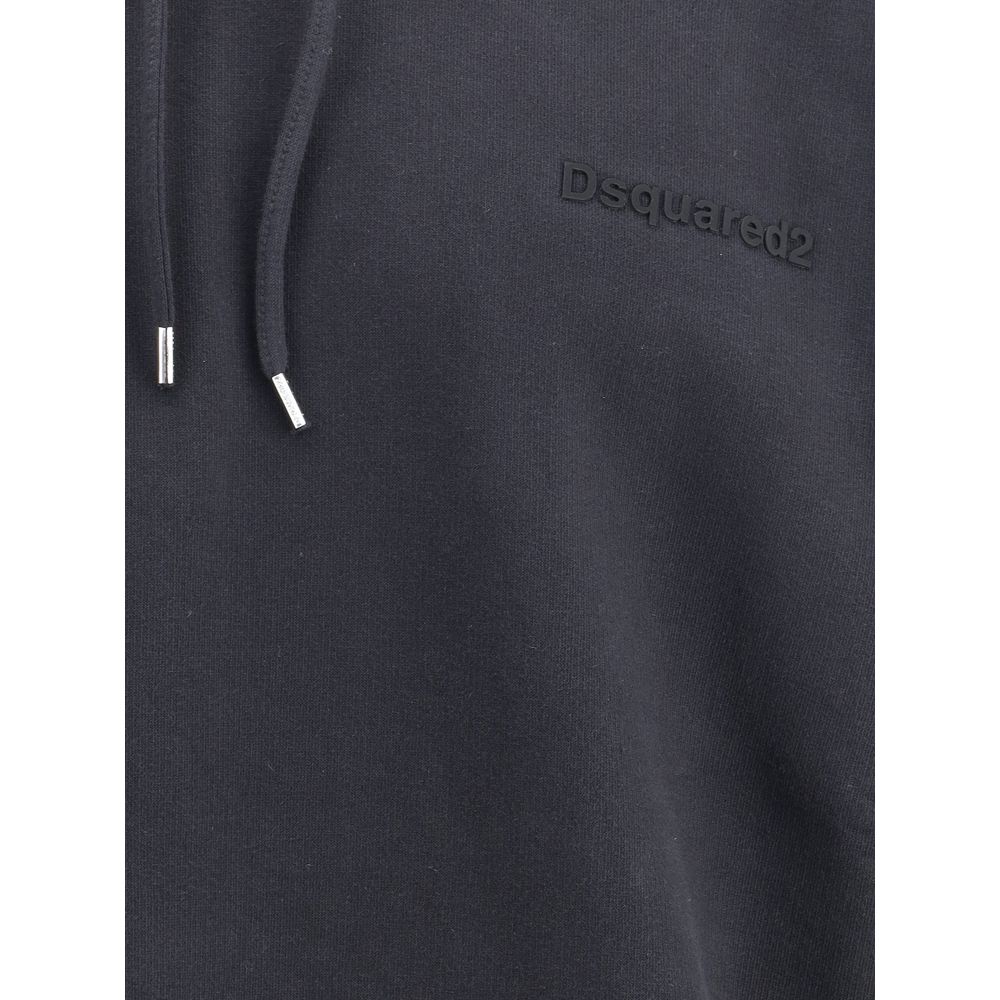 Dsquared² Schwarzes Baumwoll-Sweatshirt