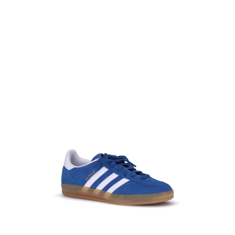 Adidas Blaue Kalbsleder Bos Taurus Sneaker