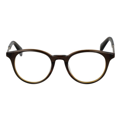 Yohji Yamamoto Braune Kunststoffbrille (Gestell)