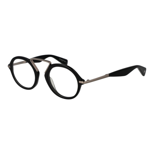 Yohji Yamamoto Schwarze Kunststoffbrille (Gestell)