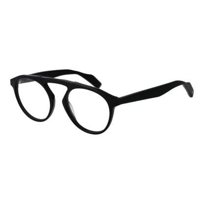 Yohji Yamamoto Schwarze Herren-Brillenfassung