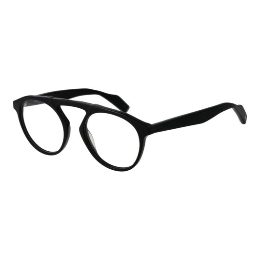 Yohji Yamamoto Schwarze Herren-Brillenfassung