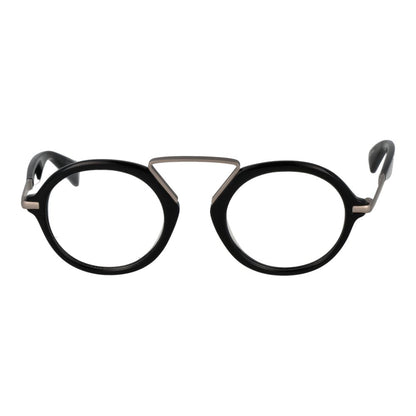 Yohji Yamamoto Schwarze Kunststoffbrille (Gestell)