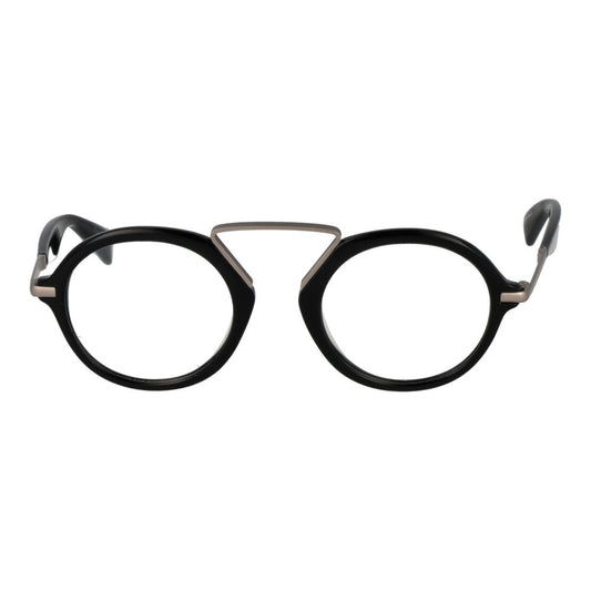 Yohji Yamamoto Schwarze Kunststoffbrille (Gestell)