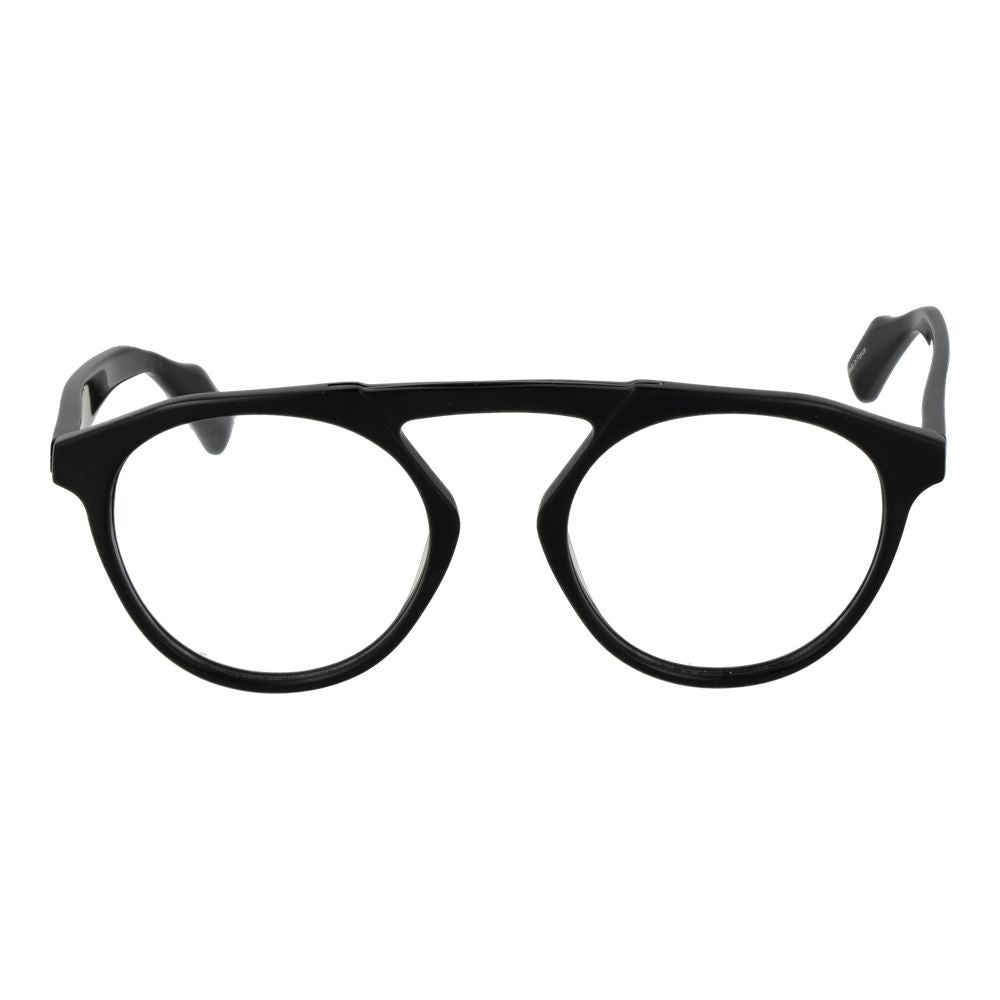 Yohji Yamamoto Schwarze Herren-Brillenfassung