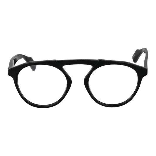 Yohji Yamamoto Schwarze Herren-Brillenfassung