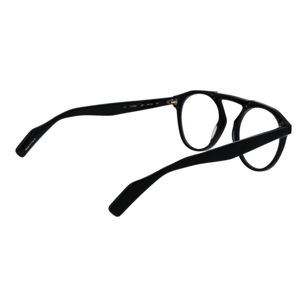 Yohji Yamamoto Schwarze Herren-Brillenfassung