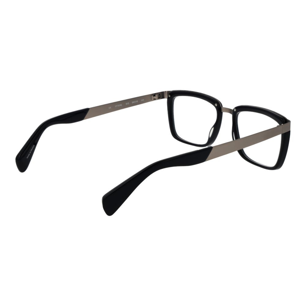 Yohji Yamamoto Schwarze Acetat-Brille (Gestell)