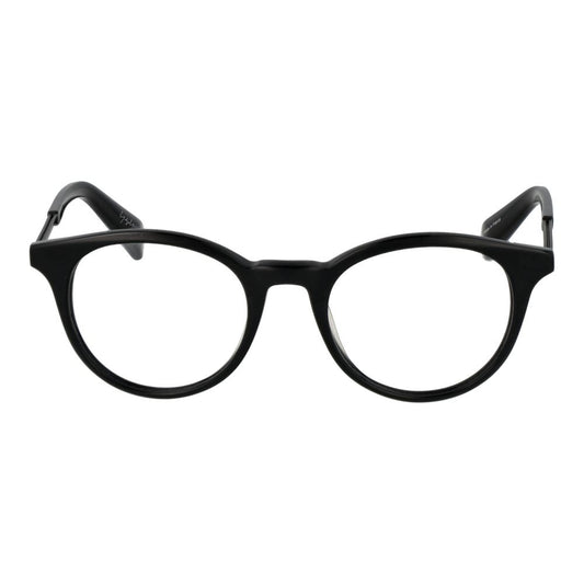 Yohji Yamamoto Schwarze Kunststoffbrille (Gestell)
