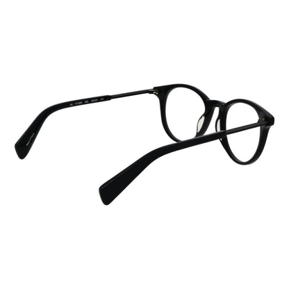 Yohji Yamamoto Schwarze Kunststoffbrille (Gestell)