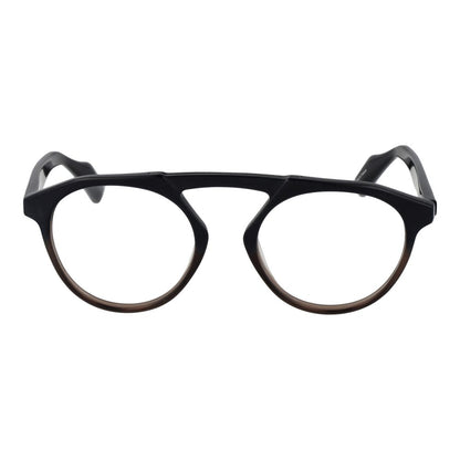 Yohji Yamamoto Schwarze Kunststoffbrille (Gestell)