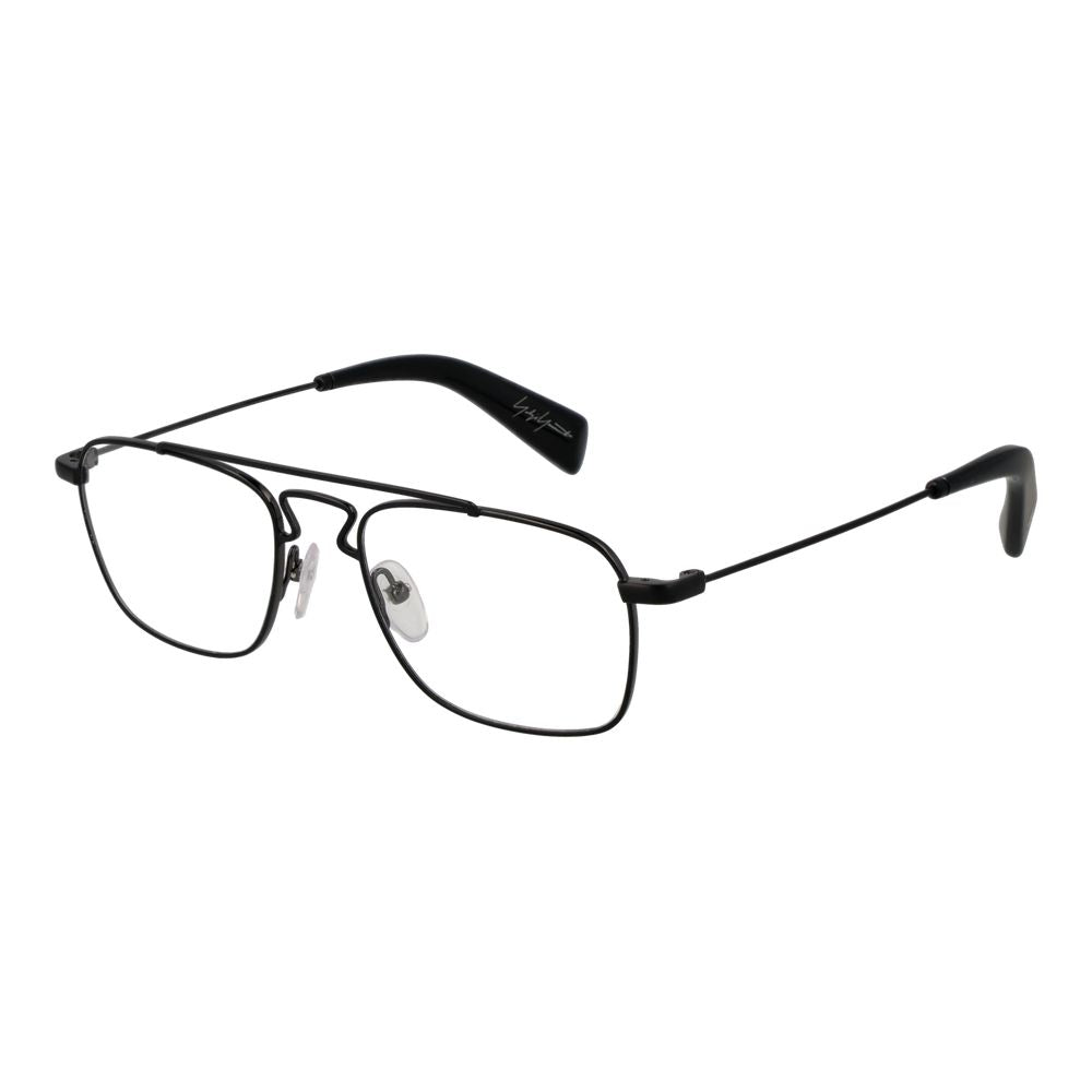 Yohji Yamamoto Schwarze Metallbrille (Gestell)