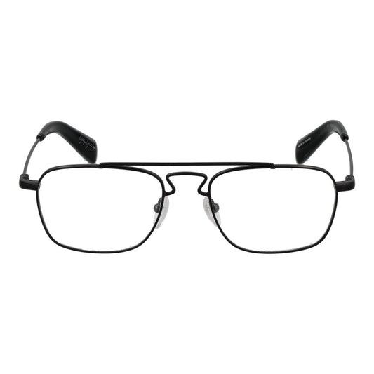 Yohji Yamamoto Schwarze Metallbrille (Gestell)