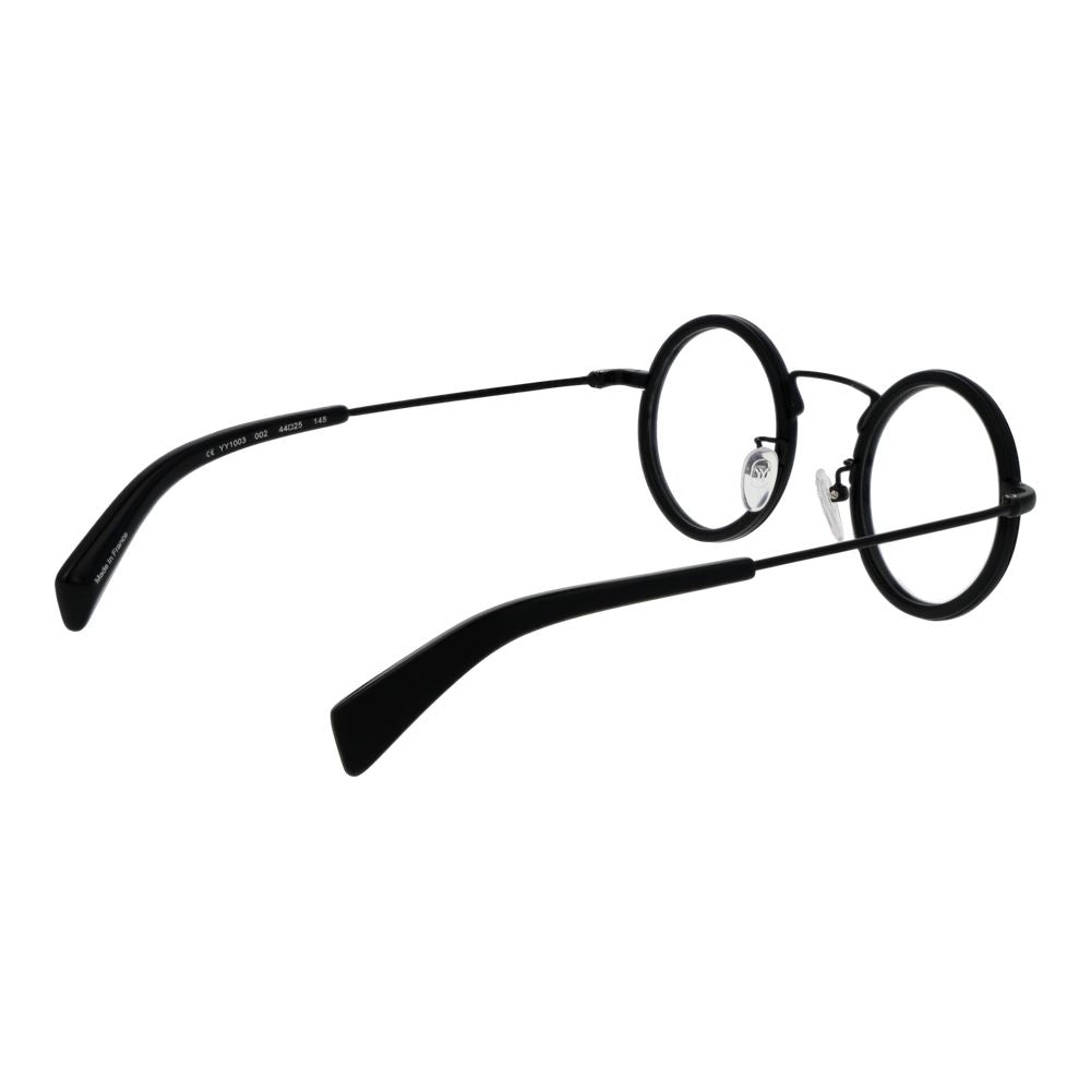 Yohji Yamamoto Schwarzes Unisex-Brillengestell
