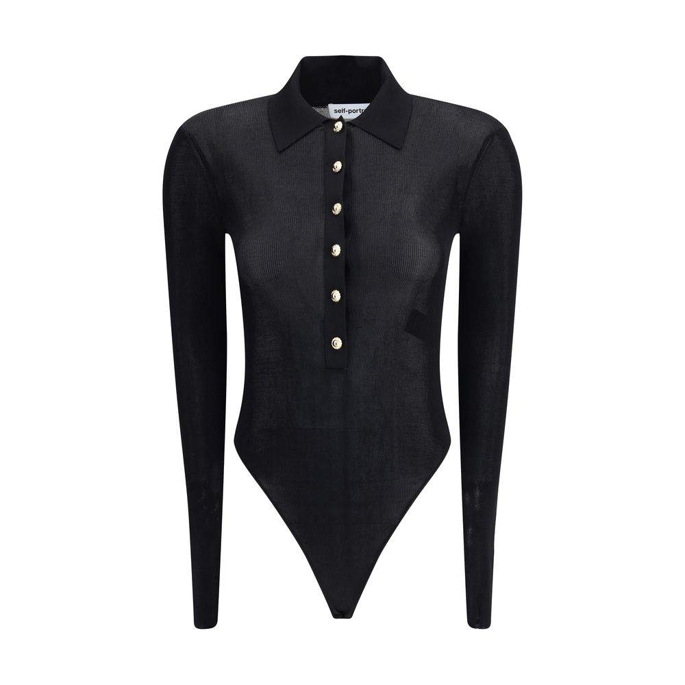 Strickbody „Self-Portrait“