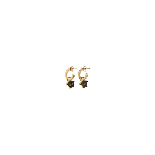 Versace Goldfarbene Metallohrringe
