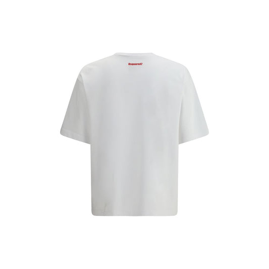 Dsquared² Weißes Baumwoll-T-Shirt