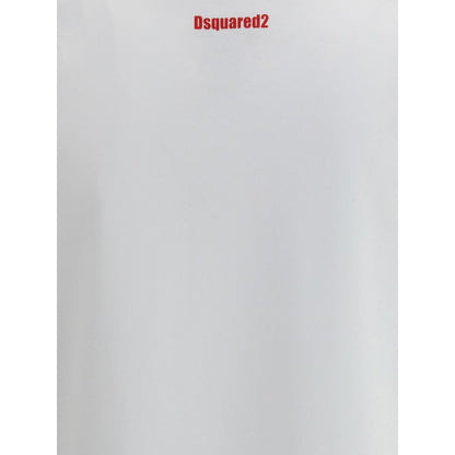 Dsquared² Weißes Baumwoll-T-Shirt