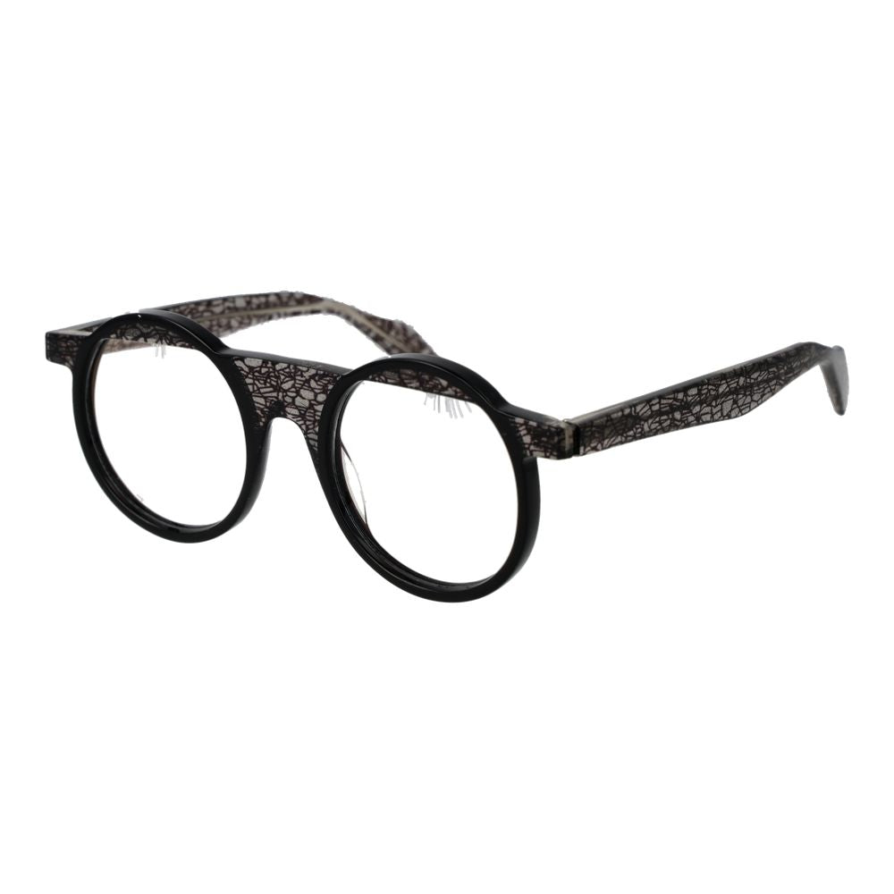 Yohji Yamamoto Schwarzes Unisex-Brillengestell